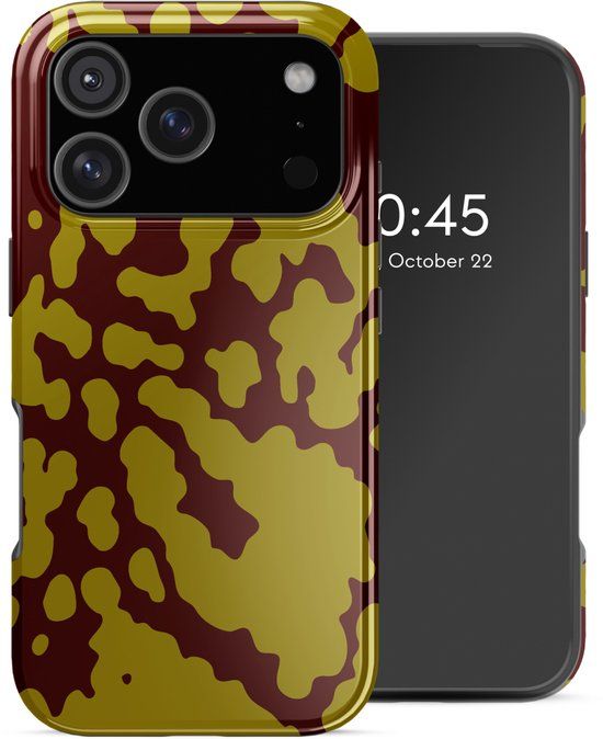 Selencia Hoesje - Geschikt voor Apple iPhone 17 Pro Max - Backcover geschikt voor MagSafe - Moo'd Olive Dust