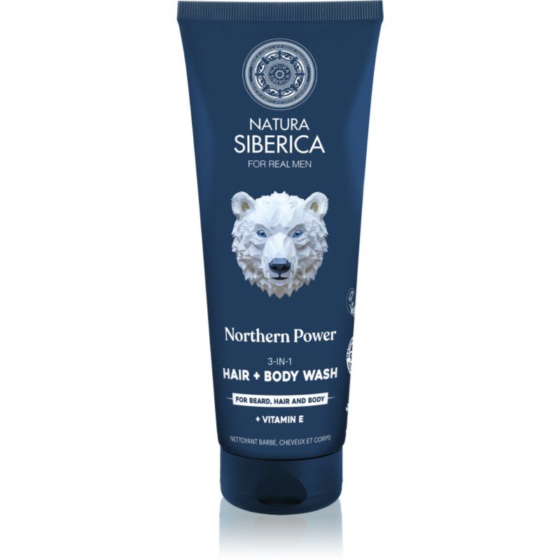 Natura Siberica Men Northern Power 3-in-1 Hair+Body Wash