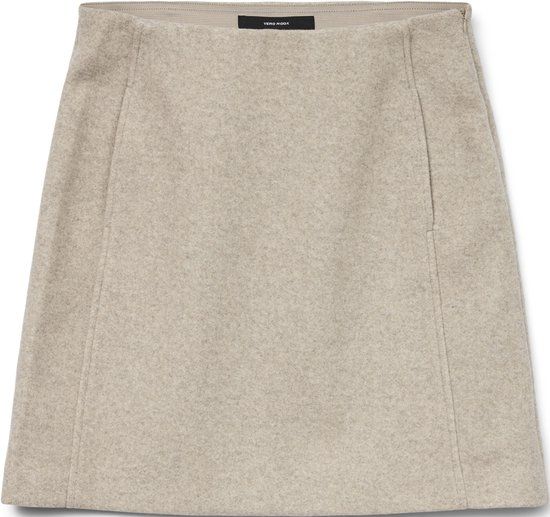 VERO MODA VMFORTUNEALLISON HW SHORT SKIRT GA NOOS Women's Skirt - Size XS - Silver Mink