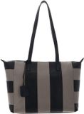 PICARD Linia Shopper SZ-Kombi Zwart Taupe Schoudertas Leer