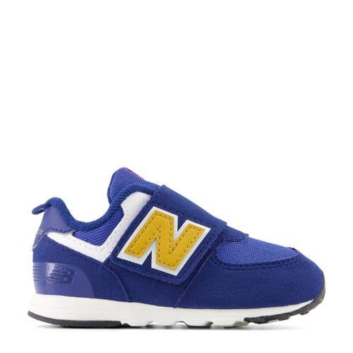 New Balance 574 sneakers blauw/wit/geel