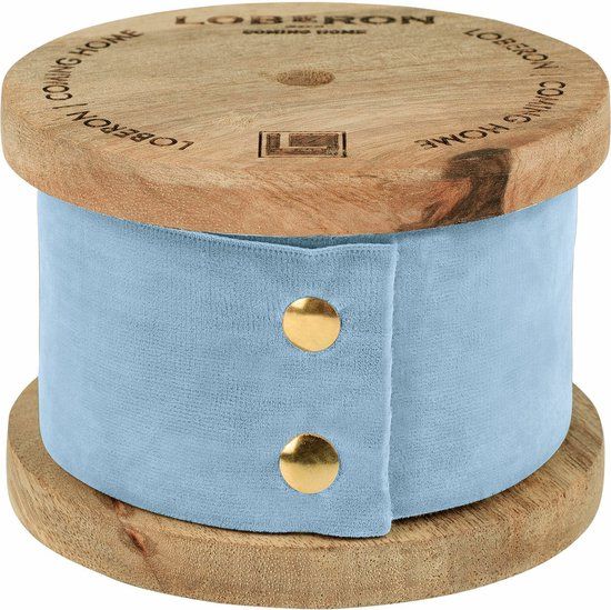 LOBERON Fluwelen lint Phaedra blauw