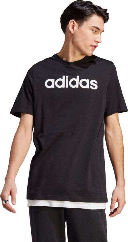 adidas Sportswear Essentials Heren T-shirt - Zwart - IC9274