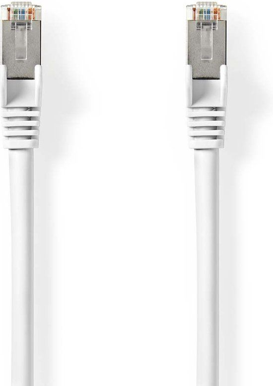 Nedis CAT8.1-Kabel - S/FTP - RJ45 - 5m - Wit