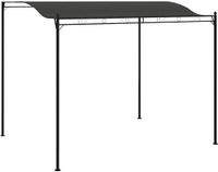 vidaXL Zonneluifel 3x2,4 m Antraciet