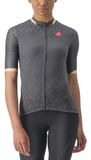 Castelli Fietsshirt Korte Mouwen Dames Grijs Antraciet - CASTELLI PEZZI JERSEY DARK GRAY - L