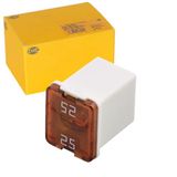 HELLA 8JS 740 026-741 Zekering - lage JCASE-zekering - 25A - Natuur - Aantal: 1