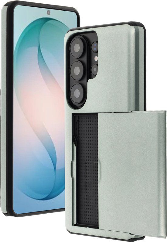 imoshion Hoesje met Pasjeshouder - Geschikt voor Samsung Galaxy S26 Ultra - Groen