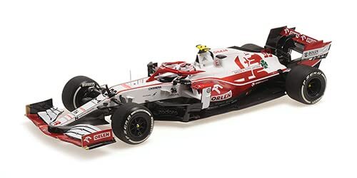 MINICHAMPS 117212399 - Alf. Rome. C41 Antonio Giovinazzi Final Race Abu Dhabi GP 2021 - schaal 1/18 - verzamelstuk