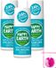 Happy Earth 3 x Déodorant bille Cèdre Citron vert 75 ml