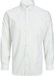 Jack & Jones Formeel overhemd Slim Fit Katoen Lange mouw Klassieke kraag Borstzak Wit