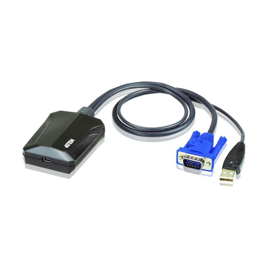 ATEN CV211 - KVM Console Adapter - Blauw, Zwart