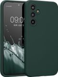 kwmobile telefoonhoesje geschikt voor Samsung Galaxy A54 5G - TPU backcover met siliconen coating - Smartphone case in mosgroen