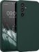 kwmobile telefoonhoesje geschikt voor Samsung Galaxy A54 5G - TPU backcover met siliconen coating - Smartphone case in mosgroen