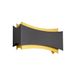 QAZQA Plats - Moderne Wandlamp voor binnen - 2 lichts - D 8 cm - Zwart Goud - Woonkamer | Slaapkamer