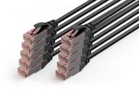 Digitus DK-1617-030-OD-10 netwerkkabel Zwart 3 m Cat6 U/UTP (UTP)