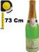 Henbrandt Opblaasbare Champagne Fles - 73 Cm.