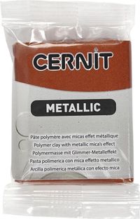 Cernit Modellierknete Ofenhärtende Knete Porzellan-Look Bronze (058) 56 Gramm 1 Stück
