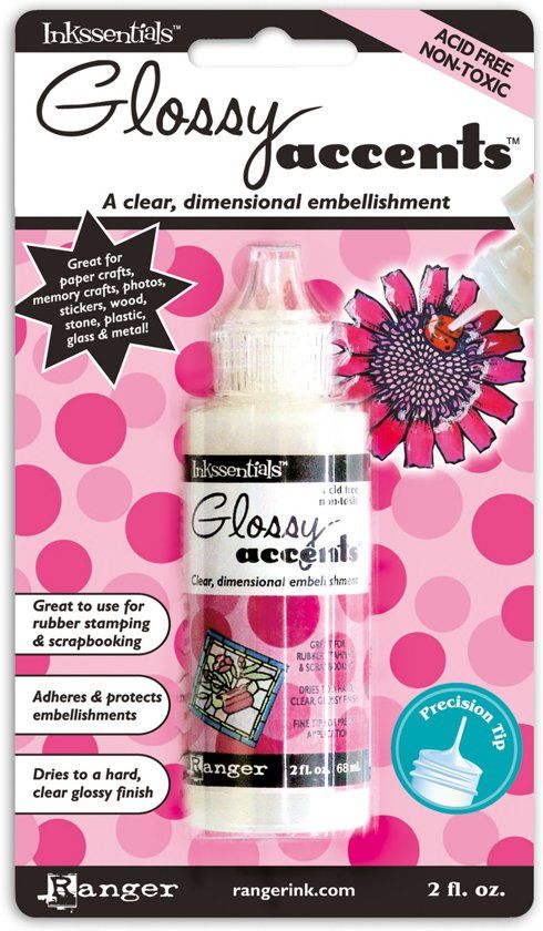 Inkssentials Glossy Accents - Transparant - 0789541017042