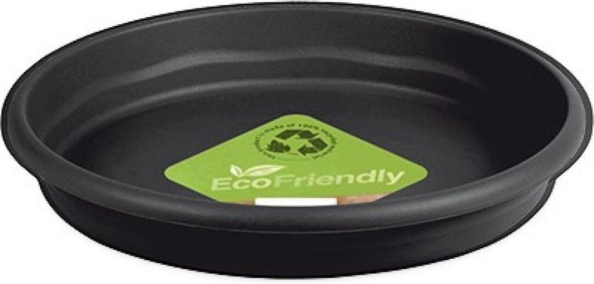 Hega Onderschaal Flori 14 X 2 Cm Gerecycled Antraciet