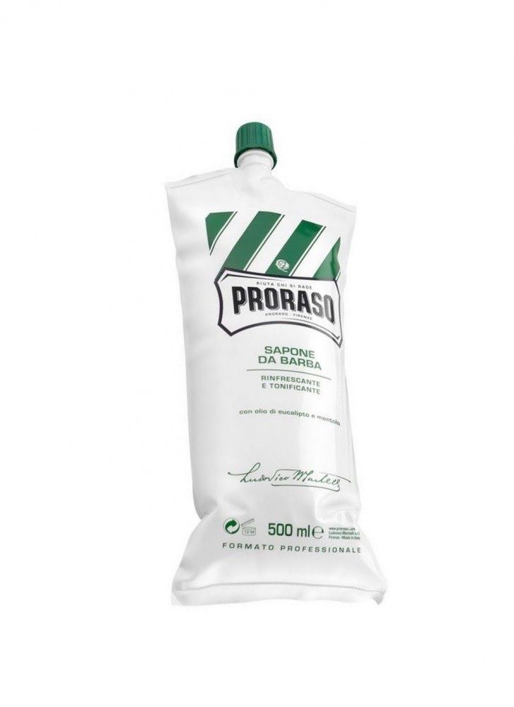 Proraso Scheercreme Groen Eucalyptus Menthol 500 ml