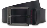 HUGO BOSS Leren riem Grover_Sz35 Belt W90 Black zwart