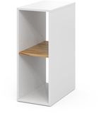 Vicco Tomy PC-kast – 28.5 x 50 cm met 2 open vakken Eik wit/goud