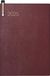 BRUNNEN Zakagenda model 723 (2025), 2 pagina's = 1 week, A7, 160 pagina's, softcover, bordeaux