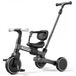Tricycle pour enfants, 3-en-1, avec barre de poussée, noir, convient aux enfants de 1 à 5 ans