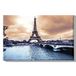 Homemania Eiffeltoren en landschappen voor woonkamer, slaapkamer, meerkleurig, 45 x 3 x 70 cm, HM20KNV45 x 70 – 265, polyester, hout