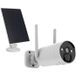 KYF Caméra rechargeable 4 mégapixels + panneau solaire – Convient pour kit d'écran 7 pouces, enregistreur Ultra-HD 4 mégapixels