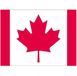 Bellatio Decorations Vlag van Canada stickers - 10x - 7 x 10 cm
