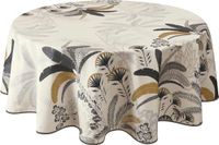 Le linge de Jules Tafelkleed, vuilafstotend, palmbomen, rond, 160 cm