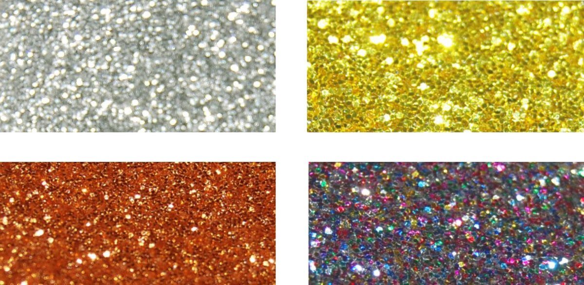 Vaessen Creative HotFix strijkbare glitterfolie assortiment 5