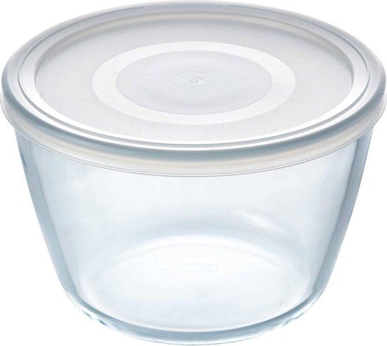 Pyrex Cook & Freeze Ronde Schaal - 17 x 9 cm - Transparant - 1.1L - Vaatwasserbestendig