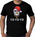 Bellatio Decorations Shoppartners Bv Grote maten Gangster / rapper Santa fout Kerstshirt / Kerst t-shirt zwart voor heren XXXL