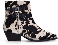 Sacha Dames Cow print western enkellaarsjes Maat 36