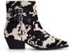 Sacha Dames Cow print western enkellaarsjes Maat 36