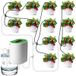 Kit d'arrosage goutte à goutte automatique, 12 buses, système d'irrigation rechargeable par USB avec écran LED pour jardin, balcon, serre
