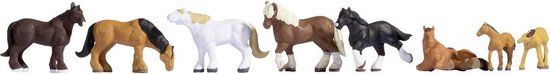 NOCH 45762 TT Koudbloedpaarden figuren Kant-en-klaar model