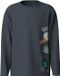NAME IT - NKMVAGNO LS LOOSE TOP - Jongens - Lange mouwen shirts - Maat 122/128 - Katoen - Ombre Blue