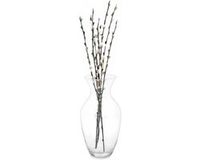 Giftdecor Bloemenvaas klassiek - transparant glas - D18 x H37 cm - boeketvaas - 5 liter