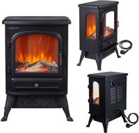 Xaralyn Elektrische haard - Cozy - 1500 Watt verwarming - vrijstaande haard - plug and play - sfeerhaard