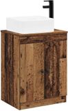 vidaXL Badkamermeubel Set Oud Hout Bewerkt Hout