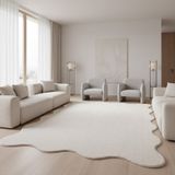 TapisTrend Harig tapijt Beige 160x220 cm