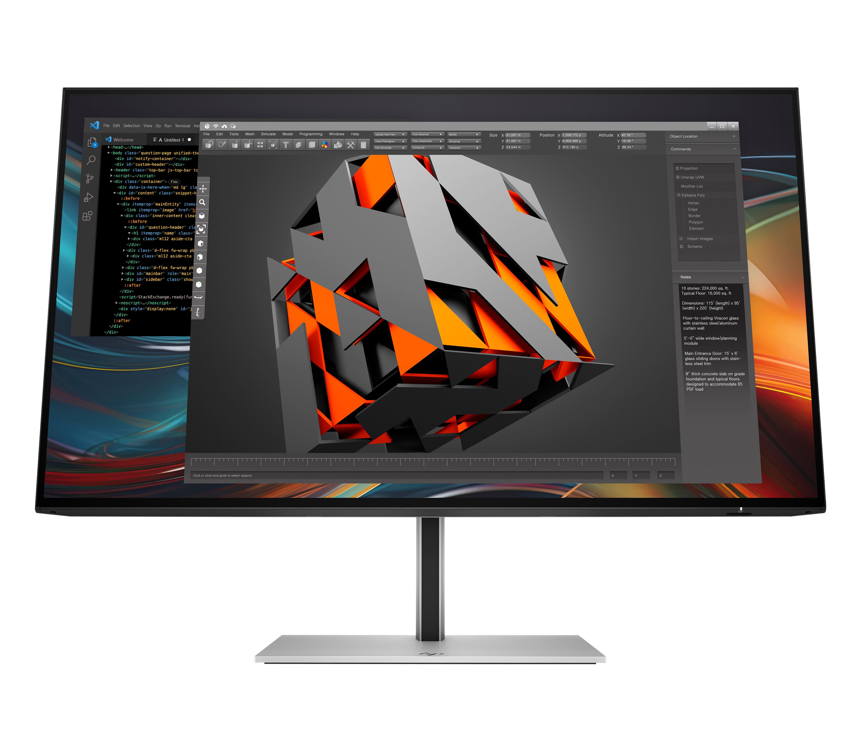 HP Serie 7 Pro 23,8 inch FHD-monitor - 724pf pvc-vrij