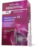 Gerovital 5% Hyaluronzuur Ampullen – Intensieve Hydratatie – Anti-Rimpel Gezichtsserum – 10 x 2 ml