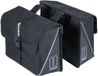 oCreon Zwart 35 liter waterafstotende dubbele fietstas