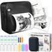 Wission B.V. Mini-imprimante pour mobile - 300 DPI - Imprimante photo pour smartphone - Mini-imprimante de poche - Noir
