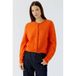 OUI Gebreid Vest met Wol - Oranje
